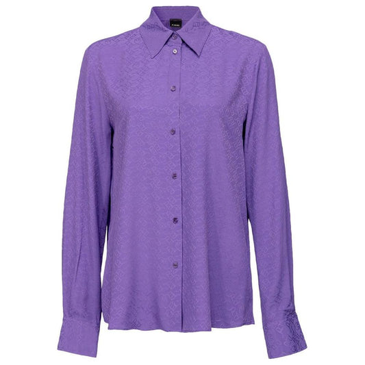 PINKO Purple Acetate Shirt PINKO