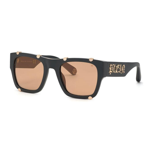 Philipp Plein Black Acetate Sunglasses Philipp Plein