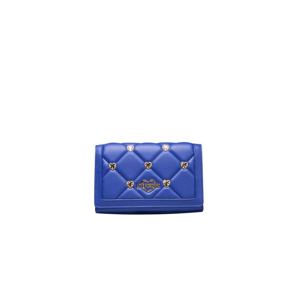 Love Moschino Blue Polyethylene Women Crossbody Bag Love Moschino