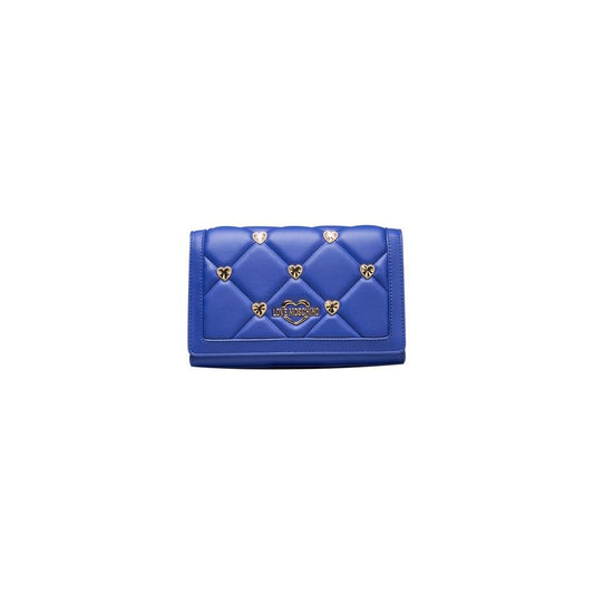 Love Moschino Blue Polyethylene Crossbody Bag