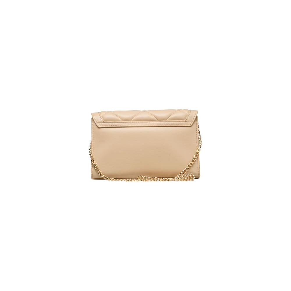 Love Moschino Beige Polyethylene Women Crossbody Bag Love Moschino