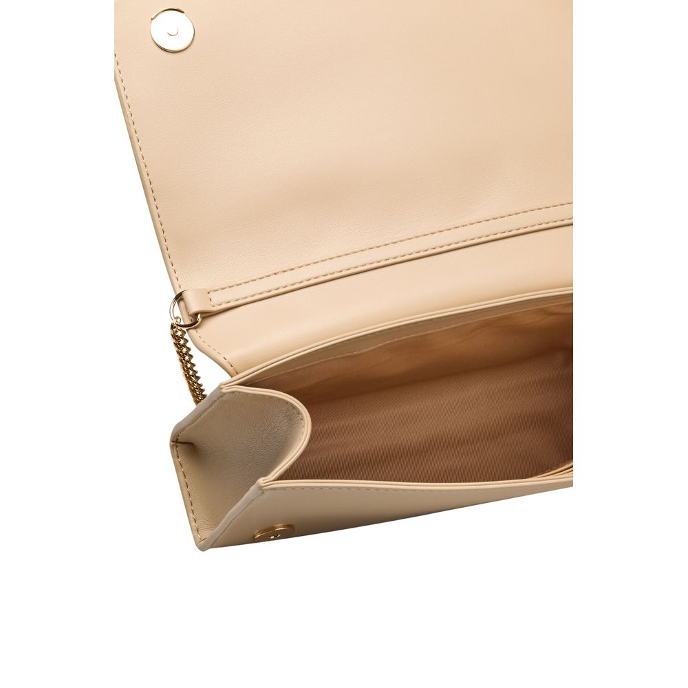 Love Moschino Beige Polyethylene Women Crossbody Bag Love Moschino