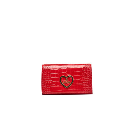 Love Moschino Red Polyethylene Women Crossbody Bag Love Moschino