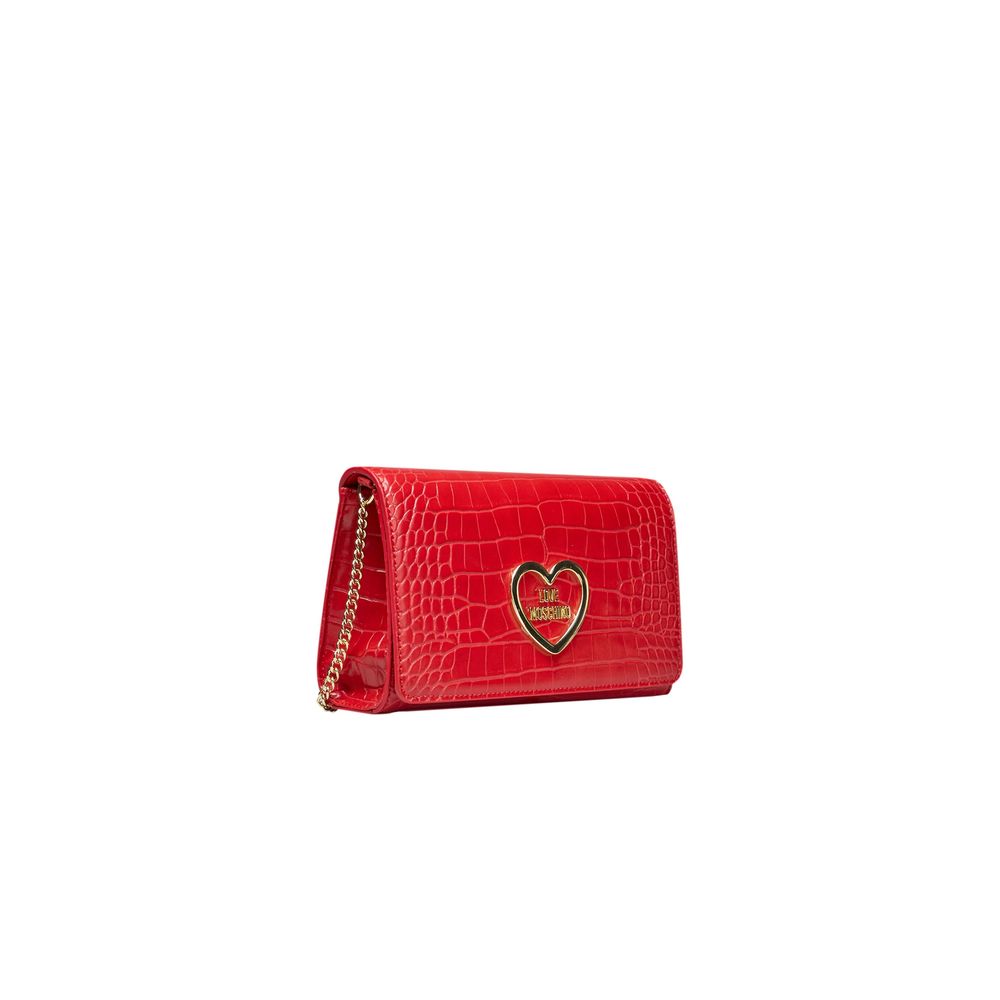 Love Moschino Red Polyethylene Women Crossbody Bag Love Moschino