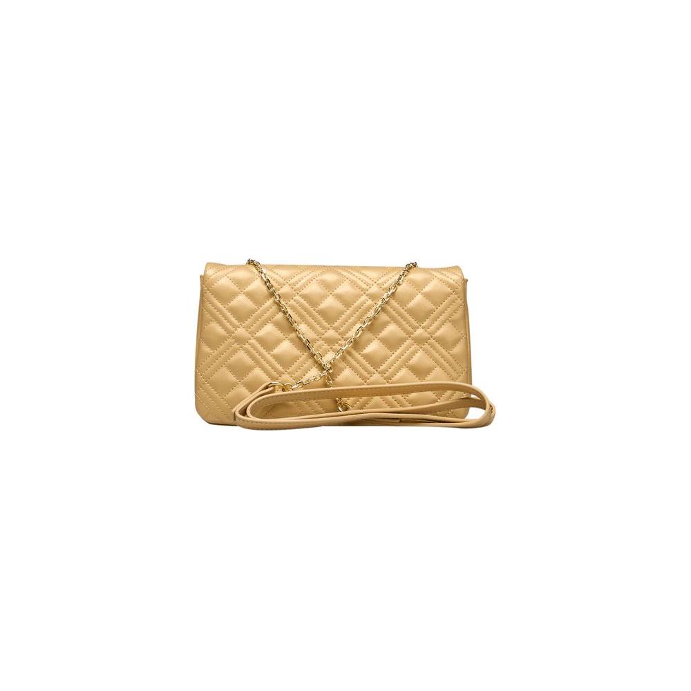 Love Moschino Gold Polyethylene Crossbody Bag Love Moschino