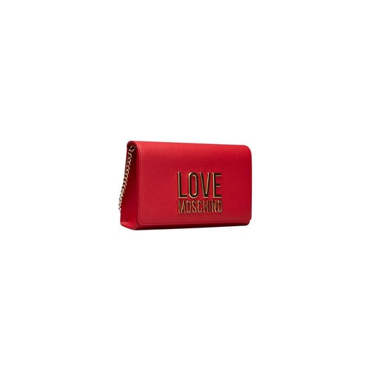 Love Moschino Red Polyethylene Crossbody Bag