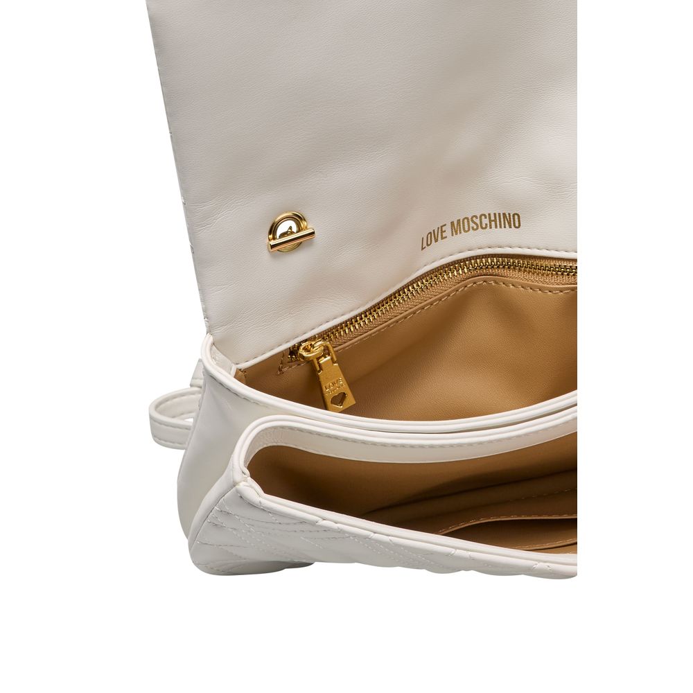 Love Moschino White Polyethylene Women Crossbody Bag Love Moschino