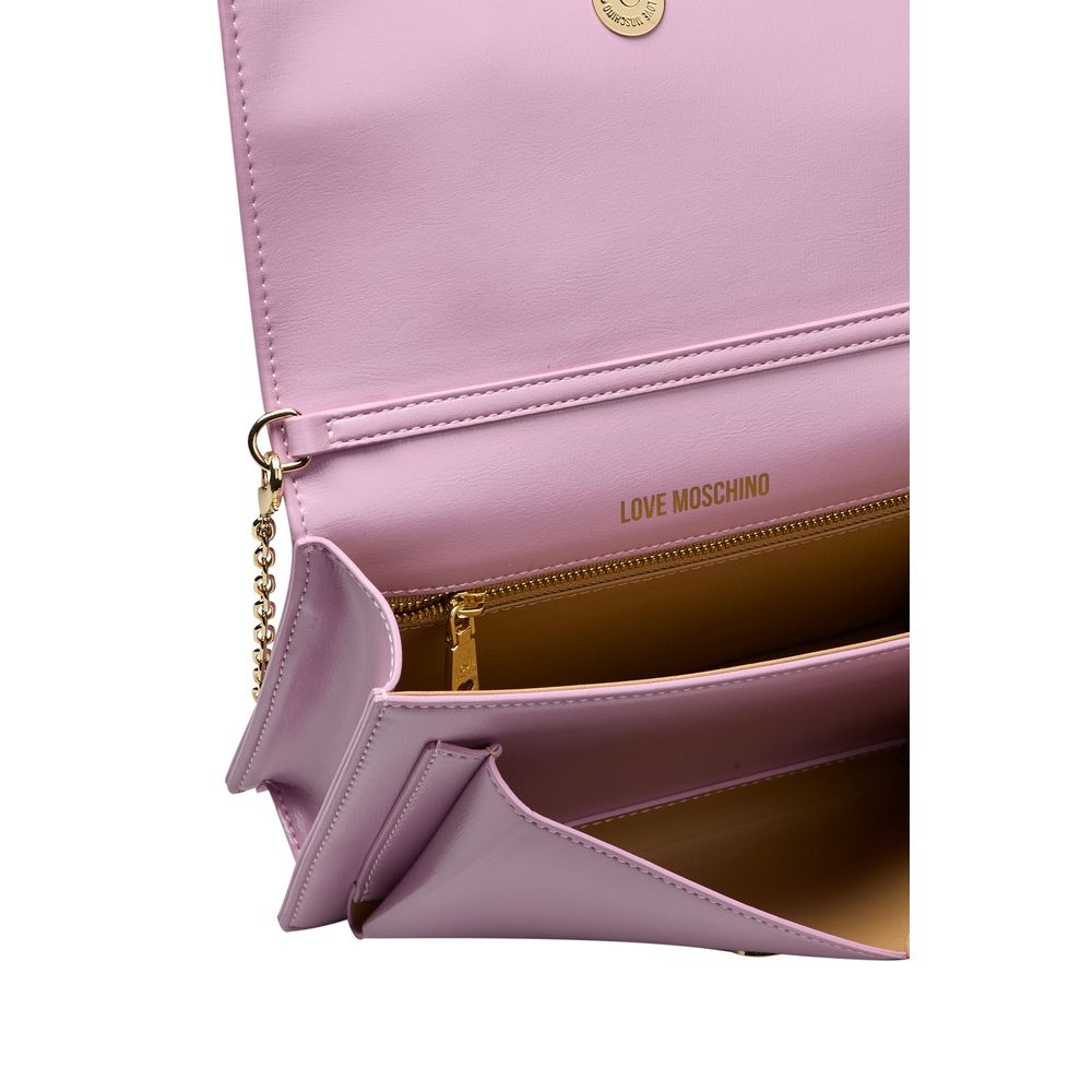 Love Moschino Purple Polyethylene Women Crossbody Bag Love Moschino