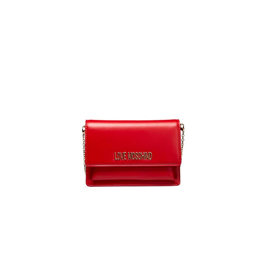 Love Moschino Red Polyethylene Women Crossbody Bag Love Moschino