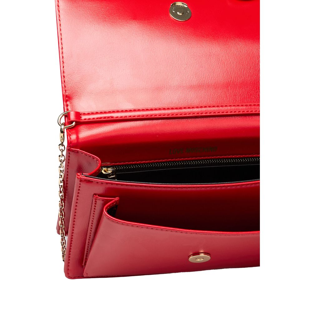 Love Moschino Red Polyethylene Women Crossbody Bag Love Moschino