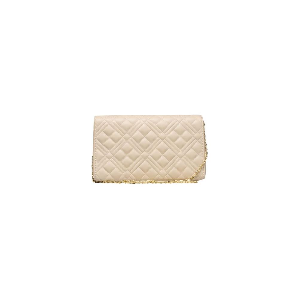 Love Moschino Beige Polyethylene Crossbody Bag Love Moschino