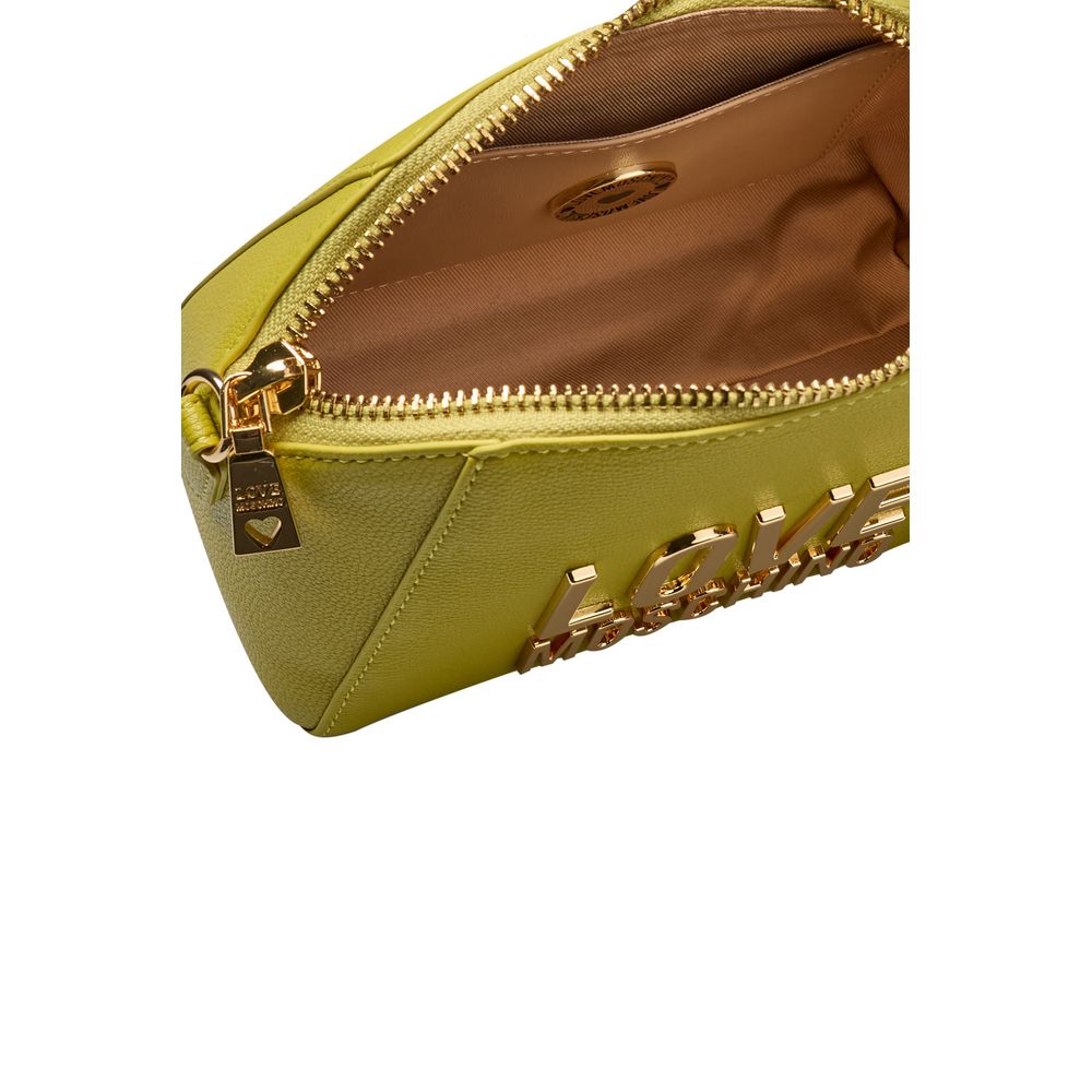 Love Moschino Yellow Polyethylene Women Crossbody Bag Love Moschino