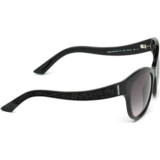 Swarovski Brown Plastic Sunglasses