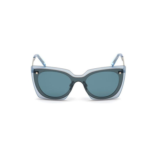 Swarovski Gray Plastic Sunglasses