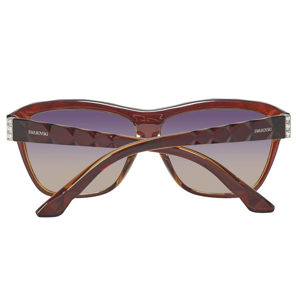 Swarovski Brown Injected Sunglasses Swarovski