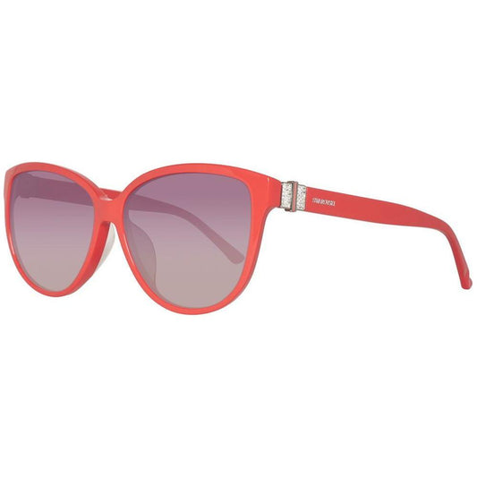 Swarovski Red Acetate Sunglasses