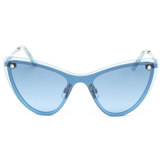 Swarovski Blue Metal Sunglasses