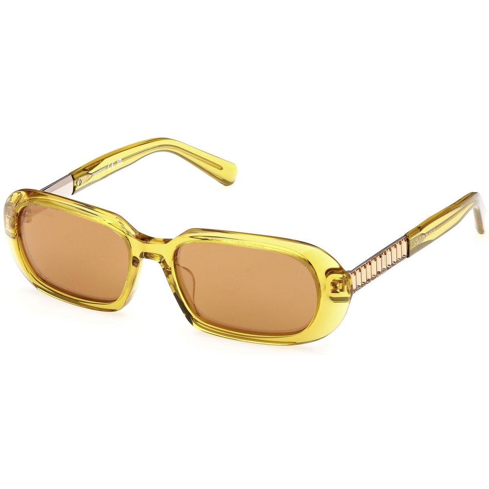 Swarovski Yellow Plastic Sunglasses Swarovski