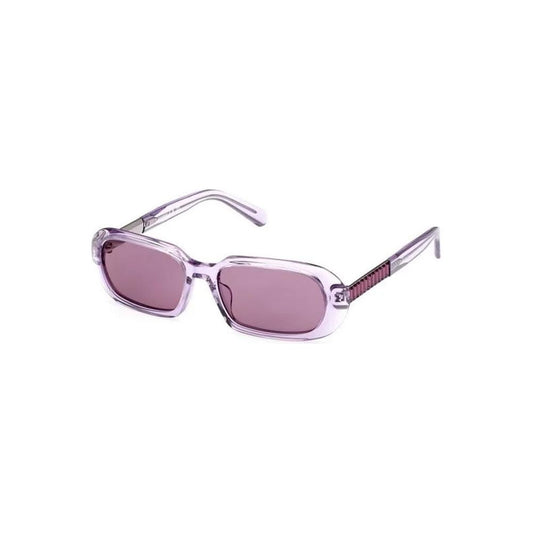 Swarovski Purple Plastic Sunglasses