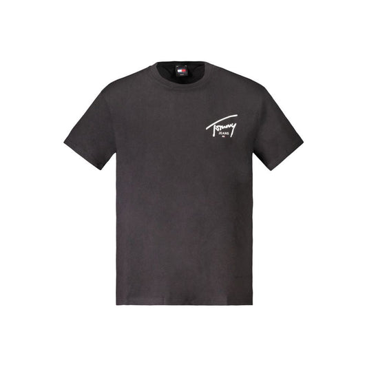 Tommy Hilfiger Black Cotton T-Shirt Tommy Hilfiger