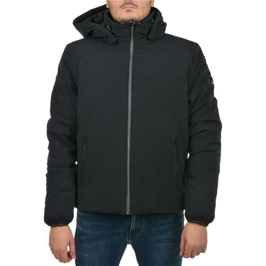 Yes Zee Black Nylon Jacket Yes Zee