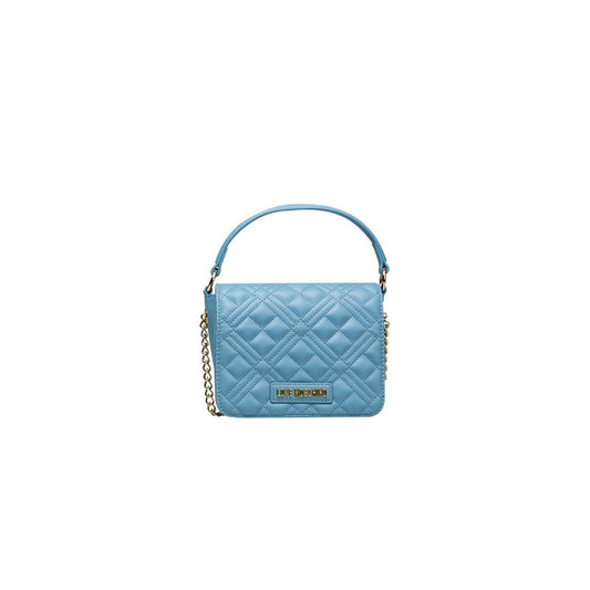 Love Moschino Light Blue Polyethylene Women Handbag Love Moschino