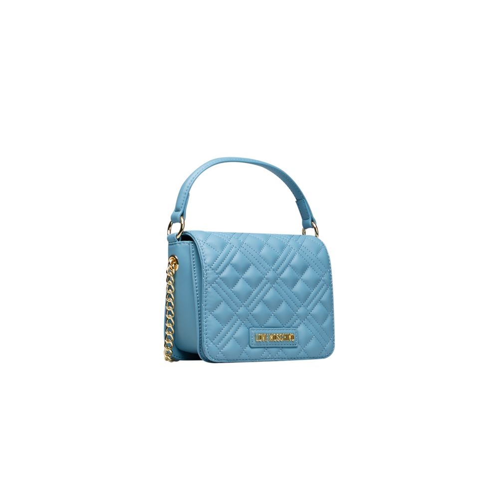 Love Moschino Light Blue Polyethylene Women Handbag Love Moschino