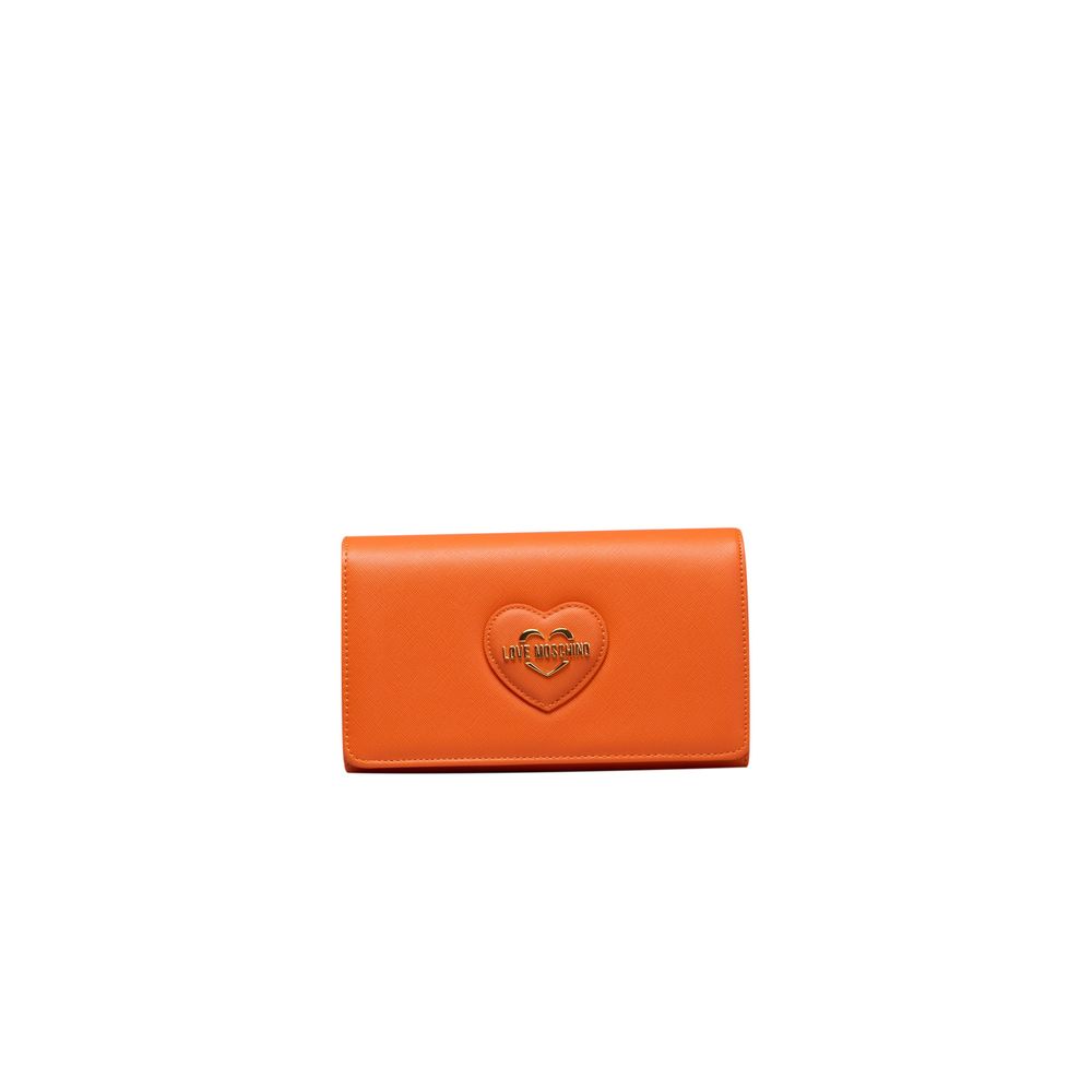 Love Moschino Orange Polyethylene Women Crossbody Bag Love Moschino