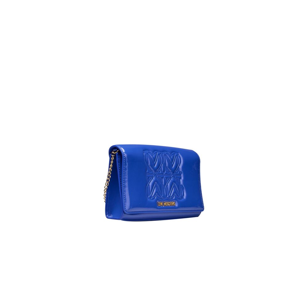 Love Moschino Blue Polyethylene Women Crossbody Bag Love Moschino