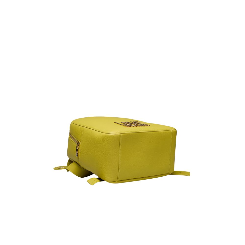 Love Moschino Yellow Polyethylene Women Backpack Love Moschino