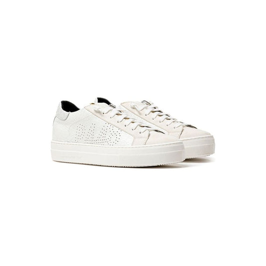 P448 White Leather Sneaker