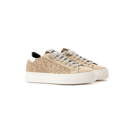 P448 Beige Leather Sneaker