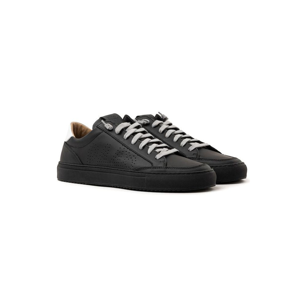 P448 Black Leather Sneaker P448