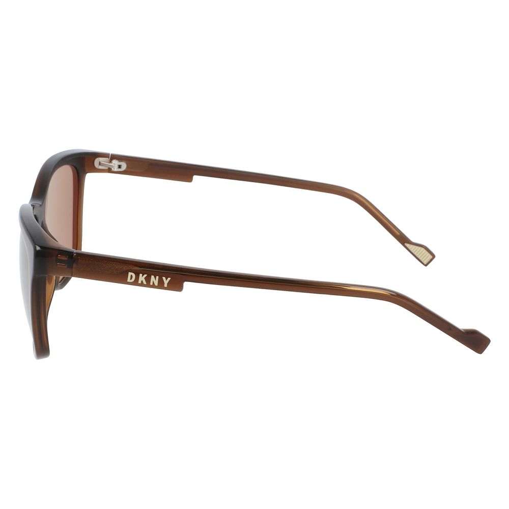 DKNY Brown Plastic Sunglasses