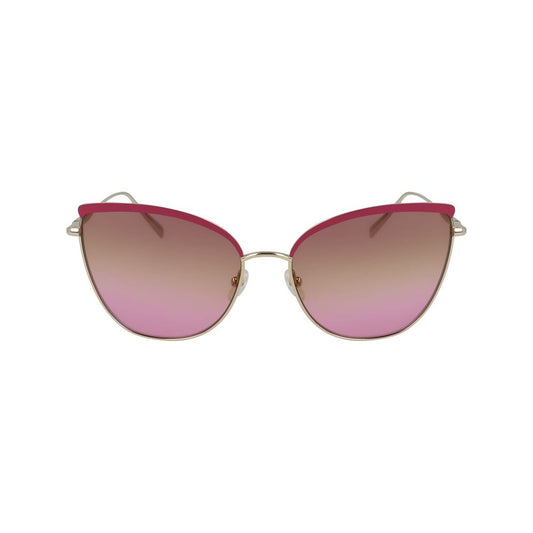 Longchamp Gold Metal Sunglasses