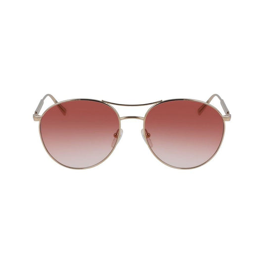 Longchamp Gold Metal Sunglasses