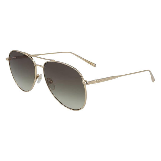 Longchamp Gold Metal Sunglasses Longchamp