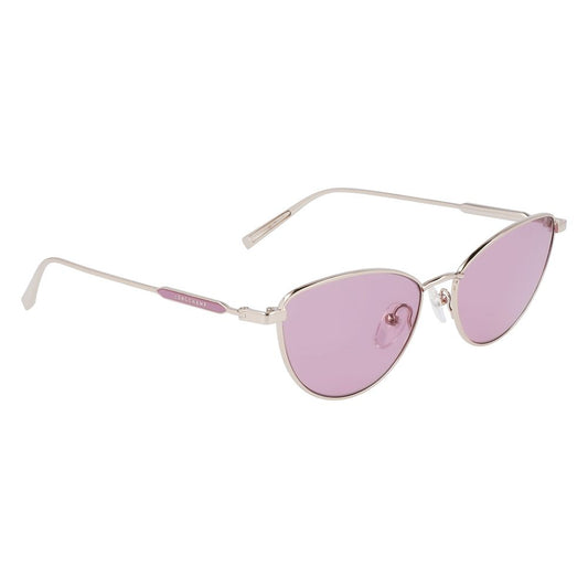 Longchamp Rose Gold Metal Sunglasses Longchamp