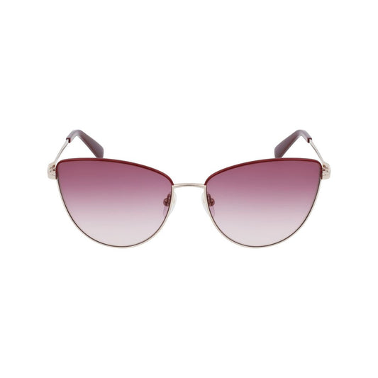 Longchamp Gold Metal Sunglasses Longchamp