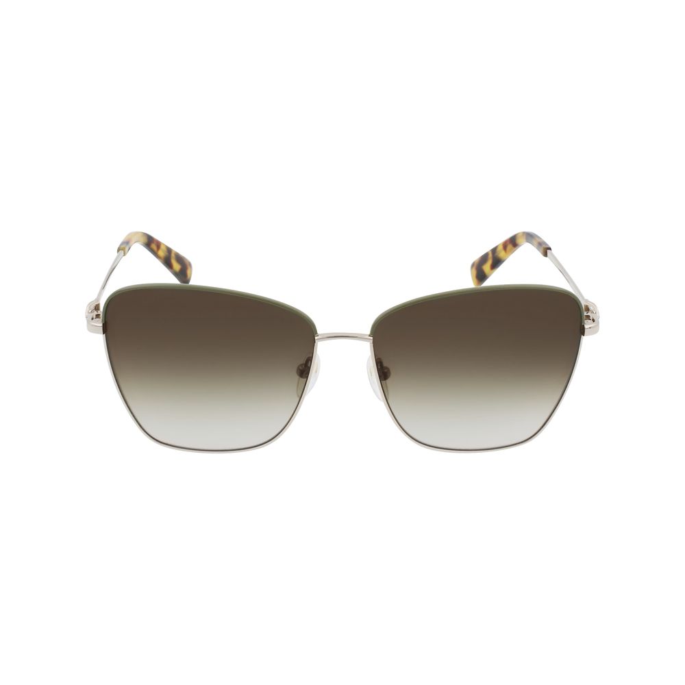 Longchamp Gold Metal Sunglasses Longchamp