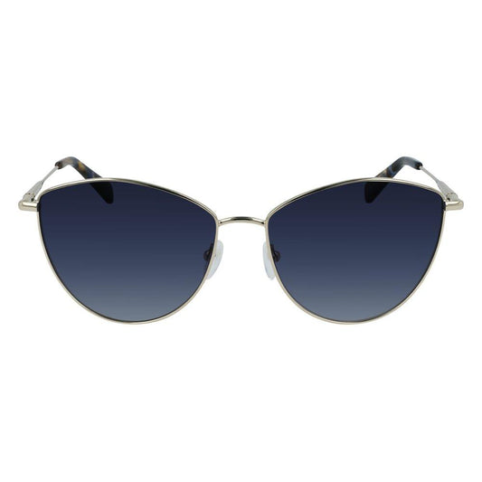 Longchamp Gold Metal Sunglasses