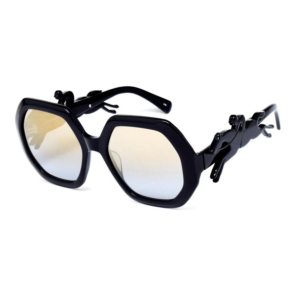 Longchamp Black Acetate Sunglasses Longchamp