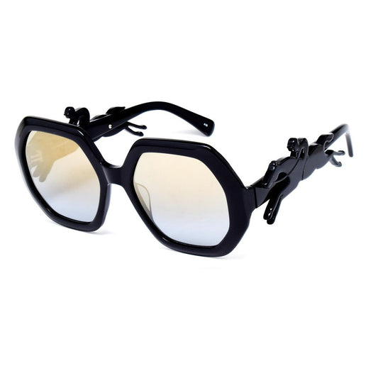 Longchamp Black Acetate Sunglasses Longchamp