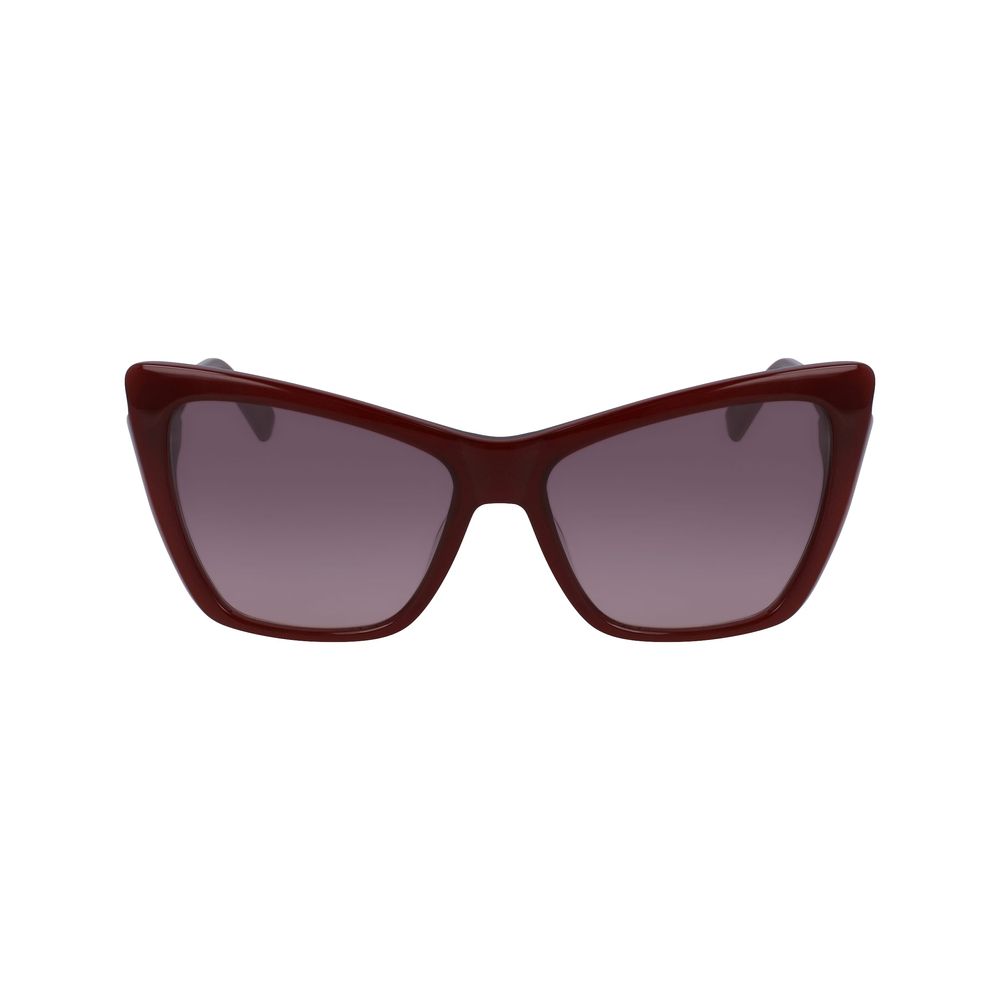 Longchamp Red Acetate Sunglasses Longchamp