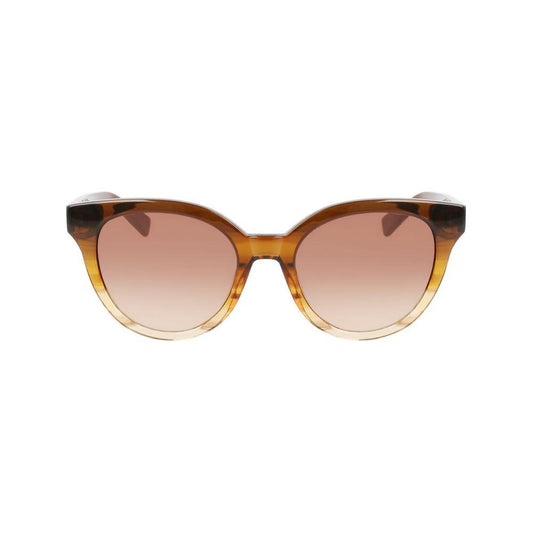 Longchamp Brown Acetate Sunglasses