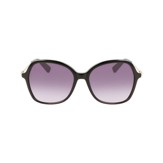 Longchamp Black Acetate Sunglasses