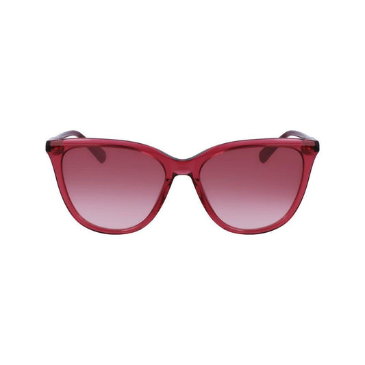 Longchamp Red Acetate Sunglasses Longchamp