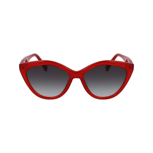 Longchamp Red Acetate Sunglasses Longchamp