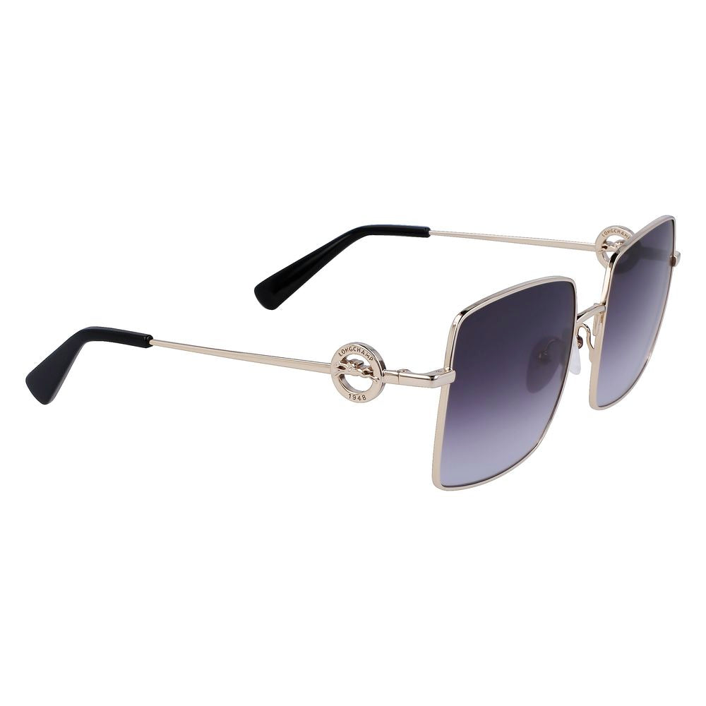 Longchamp Gold Metal Sunglasses Longchamp