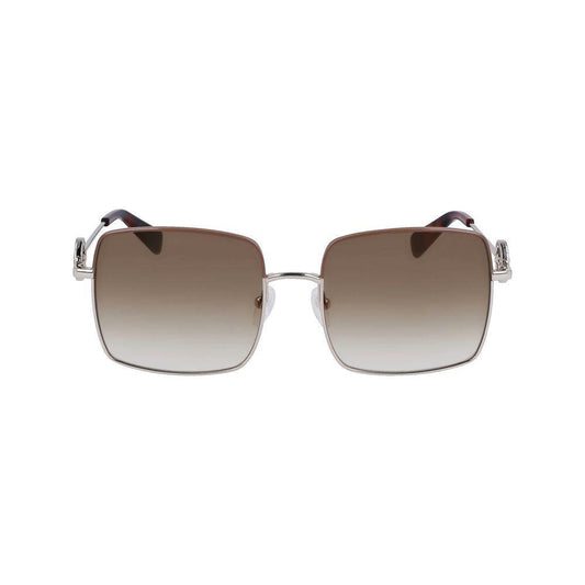 Longchamp Gold Metal Sunglasses Longchamp